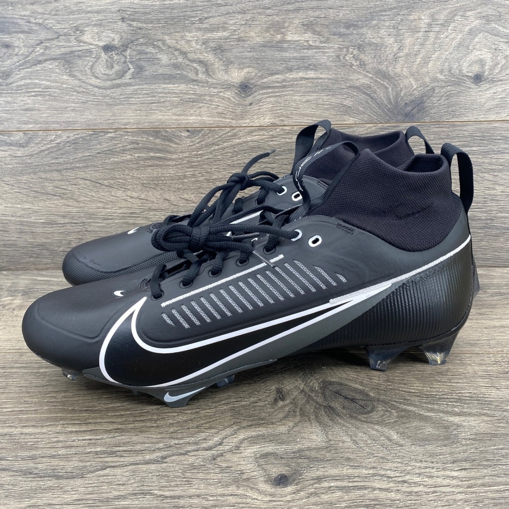 Nike Vapor Edge Pro 360 2 Football Cleats Mens 15 Black White FN7759-001